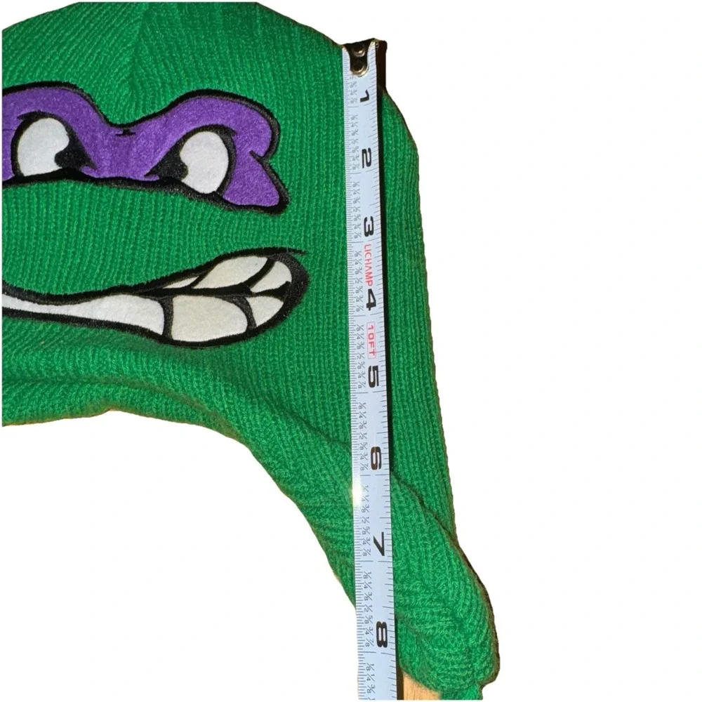 Nickelodeon TMNT Teenage Mutant Ninja Turtles Hat Tassels Reversible OSFM 2012